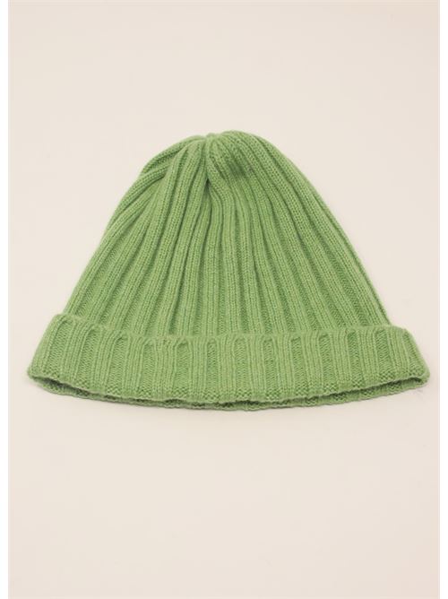 cappello in puro cashmere verde Art Tricot | CAPPELLOCASHMEREVERDE